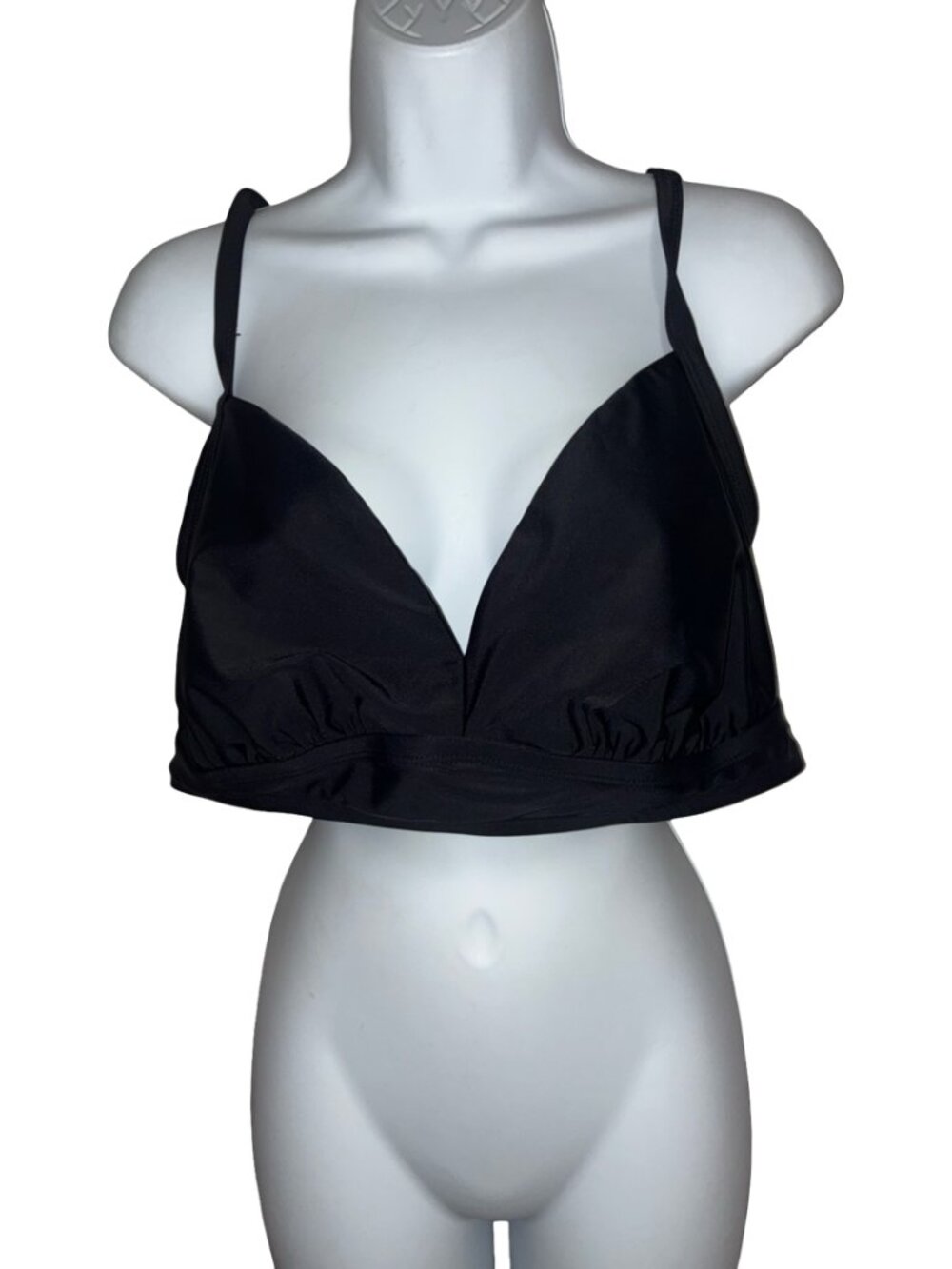Sz.1X (16W-18W)*Time And Tru*Black Strappy Bikini Top Only - Picture 6 of 7